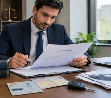 بررسی قرارداد خرید خودرو توسط وکیل
